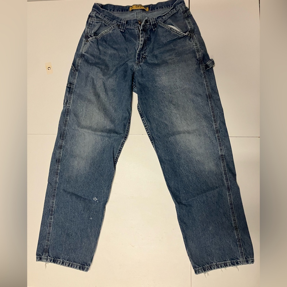 Lee dungarees carpenter Men's Blue Jeans - Picture 2 of 5
